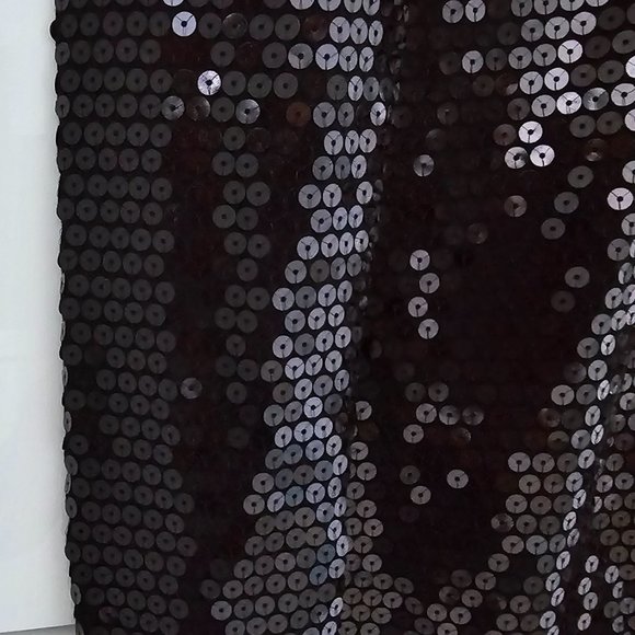 Michael Kors Sequin Draped Cowl with MK Chain - Picture 11 of 14